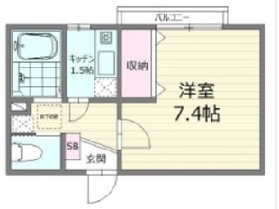 グリュックスクレーの物件間取画像